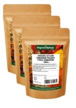Premium Organic Ceylon Cinnamon Powder - 300g (3x100g)
